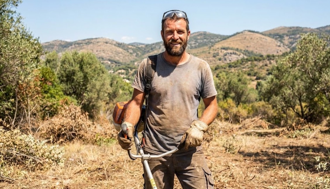 Benjamin Liégeois, fondateur de Débroussaillage Extrême 06